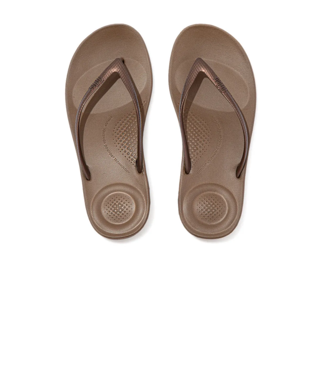 FitFlop iQushion Ergonomic Thongs Bronze