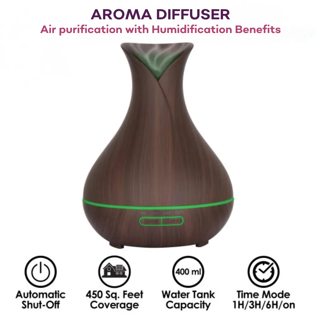 ReNe-Maurice Electric Ultrasonic Aroma Diffuser (Free Essential Oil)