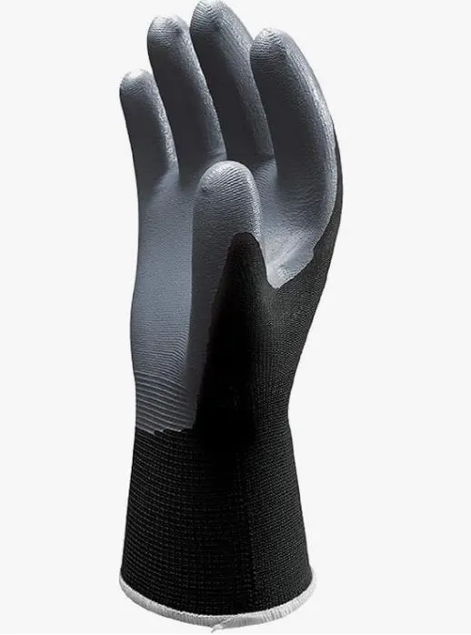 TATL370B ATLAS BLACK NITRILE PALM GLOVE - PAIR