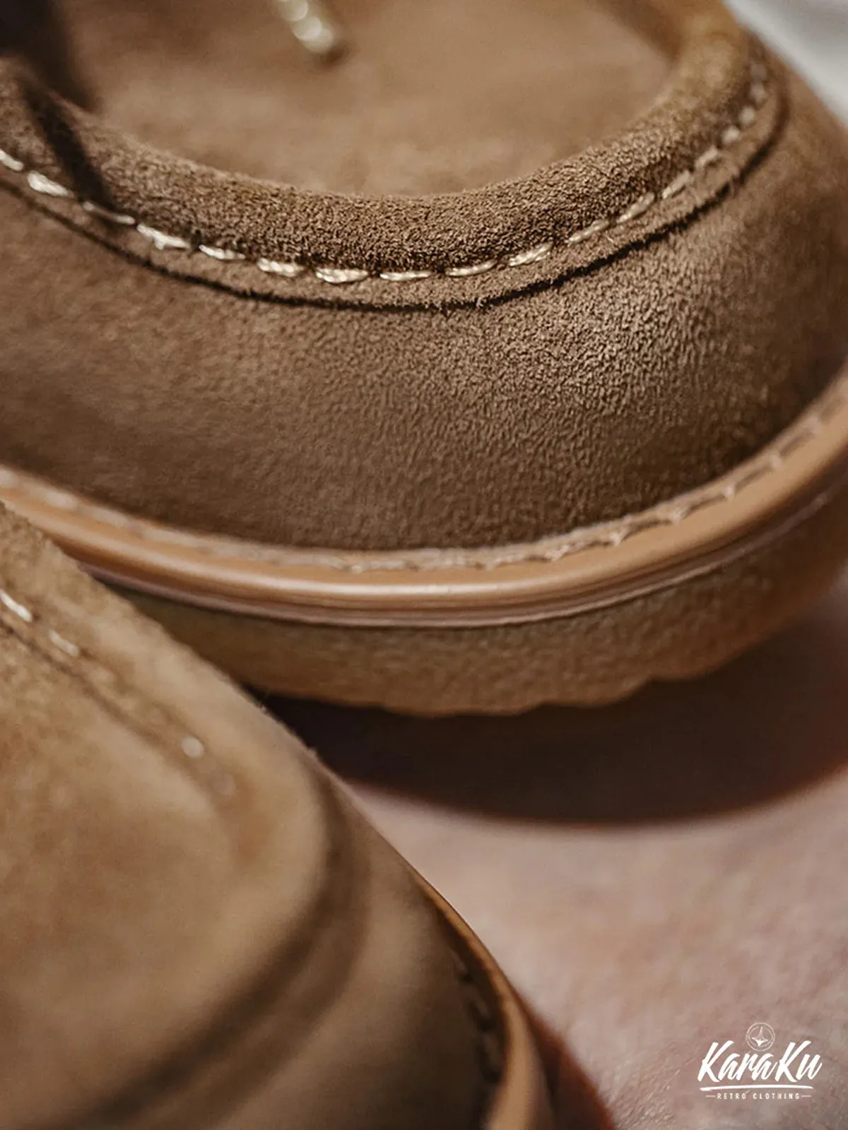 WALLABEE Suede Low-Cut Moccasin Shoes