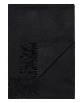 Women's Woven Cashmere Shawl Black